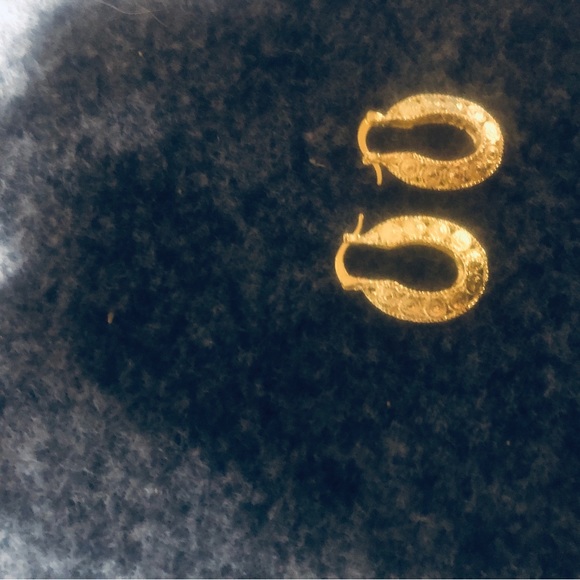 8k gold earrings - Picture 2 of 6